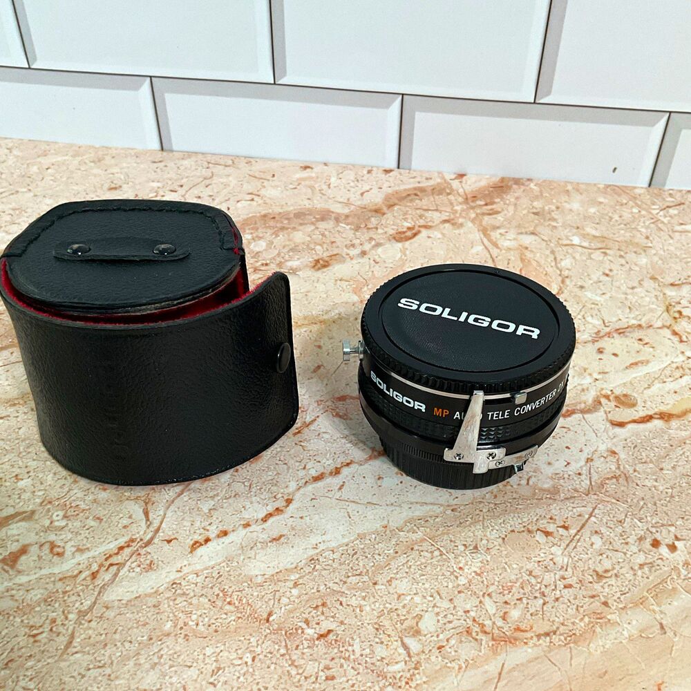Soligor MP Auto 2x Teleconverter for Minolta MD Mount, 49mm, w/ Case